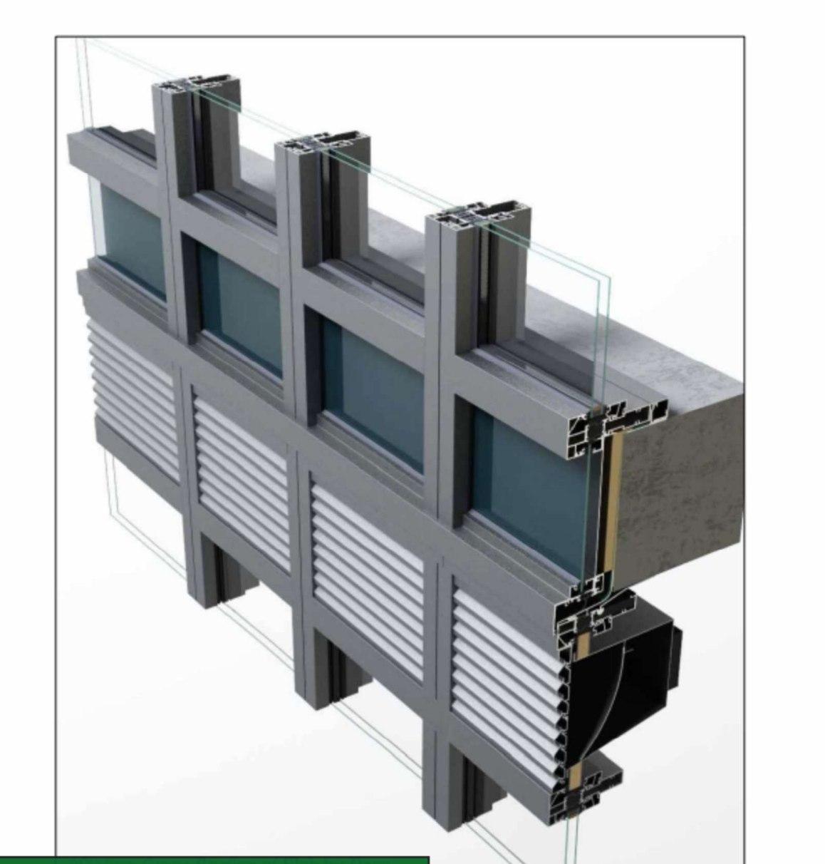 BRT-148 Unitized Window Wall System