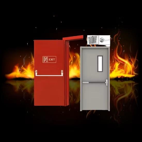 Hotel with UL Certified Automatic Closing Steel Fire Doors
