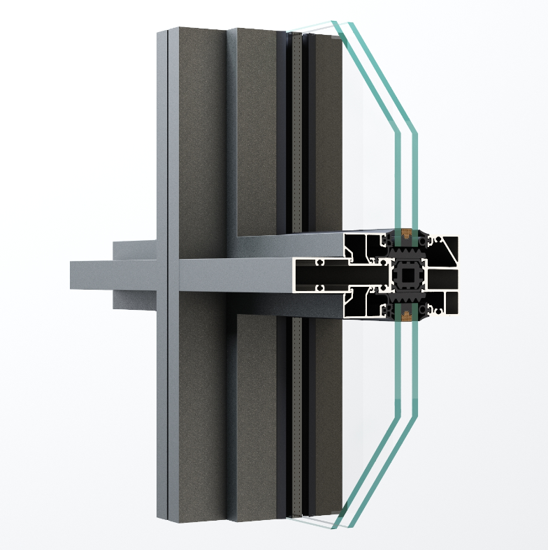 Unitized Window Wall System detail 1