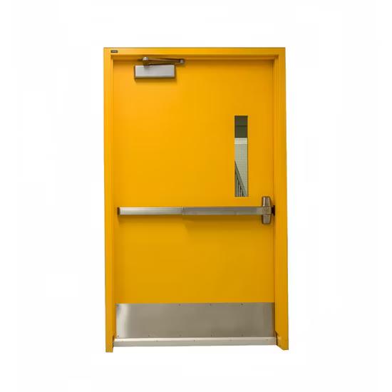 High Temperature Resistance Modern Security Fire-Rated Aluminum Steel Security Door for Malls
