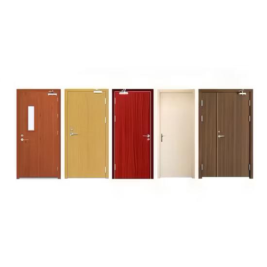 Swing InwardOutward Hotel Fire Rated Wooden Door for Stairwell Anteroom Doors